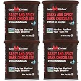 Castle Kitchen Spicy Hot Chocolate (4 Pack, 14oz Ea.) - Dairy Free, Vegan Mexican Hot Cocoa Mix made With Natural Chili Spiced Flavors - Unique Ancient Aztec Flavor With No Artificial Sweeteners