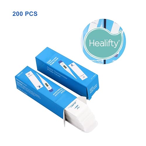 Miniatura 5 de 200 piezas de sonda digital segura cubierta electrónica universal desechable para lectura precisa sanitaria oral oído axila recta termómetro recta