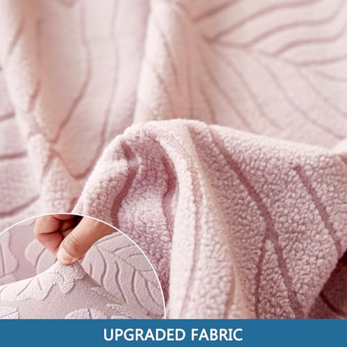 Funda elástica para sofá cama sin brazos con estampado de hojas amarillas S 5