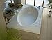 Spa World Venzi Vz4272vcal Viola Rectangular Air Jetted Bathtub, 42x72, Center Drain, White