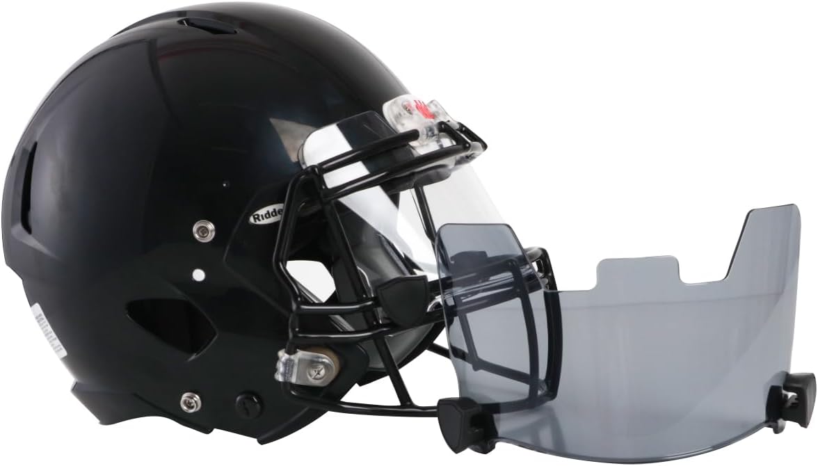 Football Visor Helmet Clear Visor, Scratch Resistant, UV Block, Anti-Fog, Anti-Cracking. Fits Youth and Adult Football Helmets.