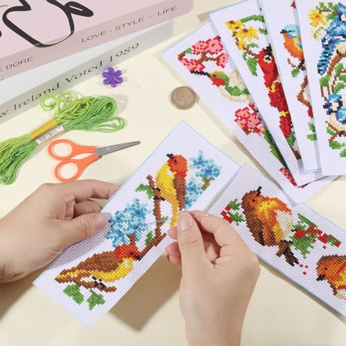Kit marque-page au point de croix ORIGACH, cadeau idéal pour lecteur - 3