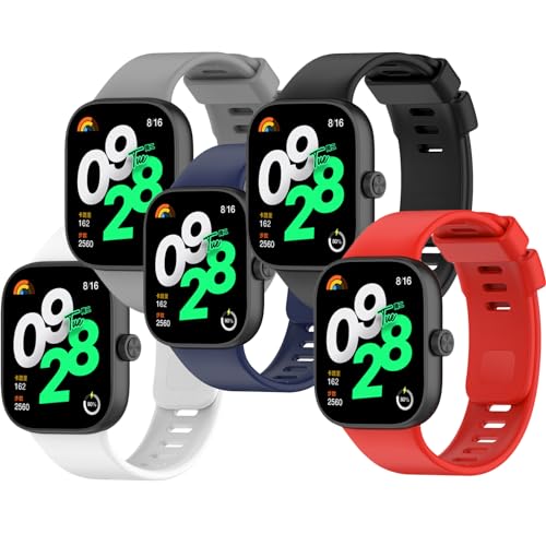 [GYOKUYU] 5�F�Z�b�g�vFor Redmi Watch6/Redmi Watch5/4/xiaomi smart band 9 pro/mi smart band 8 pro �o���h �V���R�� �����o���h ���߉\ �x���g �V���v���ȃf�U�C�� �\�t