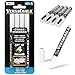White Chalkboard Chalk Markers by VersaChalk (Fine Markers) | Dust Free, Water-Based, Non-Toxic Wet Erase Chalk Ink Pens