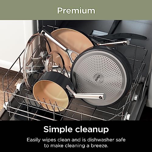 Ninja® Extended Life 9-Pc Ceramic Cookware Set, Grey, CW99009 - image 9
