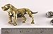 American Bulldog, Full Body, Gold Plated, DG306F, 2 Inches, Handmade in the USA, Realistic American BullGift, Bull Dog, Metal, Lapel, Brooch, Gift, Over 90 Dog Breeds Available