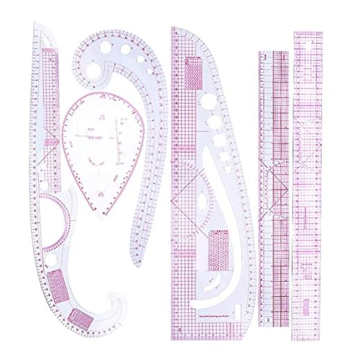 IzzDynno Regla de la Regla de la Regla métrica Francesa Regla de graduación de la Regla de graduación en Forma de Curva Herramientas de Costura Patrones de artesanía Plantilla de Dibujo de