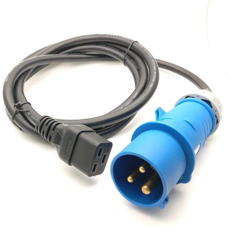 Amazon.com: Toptekits Heavy Duty Power Cord PC,32A IEC309 to C19