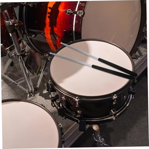 Baquetas Toddmomy de aleación de aluminio, 1 par, diseño ergonómico y ligero para batería acústica y jazz miniatura 5