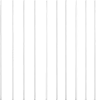 TEHAUX 10pcs Kiln Hanging Rods - High Temperature Pottery Firing Tools Aluminum Oxide Ceramic Jewelry Burning Tools - 10cm/3.94" Hanging Sticks for Pottery Clay DIY Jewelry Firing