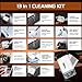 JUFINX Keyboard Cleaning Kit-13-in-1 Multifunctional Cleaner Kit-Laptop Cleaner Compatible with iPad iPhone Pro Earbuds Airpod MacBook-Electronics Cleaning Brush Tool for Charging Port,Computer Screen