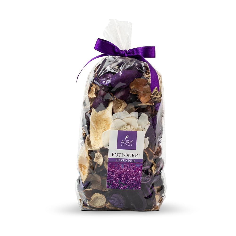 AuraDecor150gm Dried Natural Fragrance Potpourri Fragrance with Petals & Buds (French Lavender)