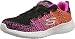 Skechers Sport Women's Burst Ellipse Fashion Sneaker, Black/Pink/Orange, 8.5 M US