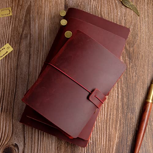 Cuadernos de cuero compactos para organizar ideas y notas 5