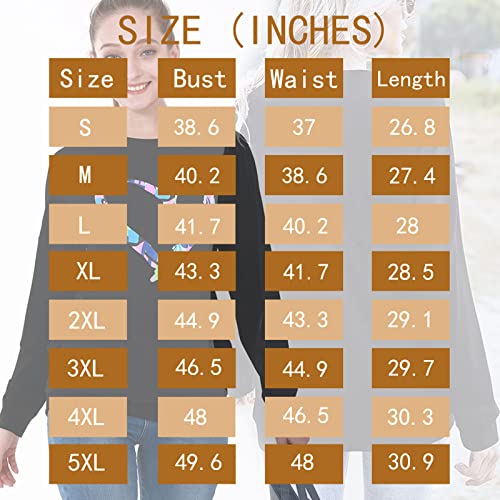 Worldealshop Sweatshirt For Women Long Sleeve Crewneck Pullover Graphic Loose Fit Tops Shirts With Pocket (Butterfly Heart-B 3Xl) #TOP4