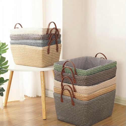 Panier de rangement pliable ZBDP pour le salon et la chambre enfant