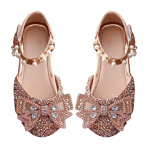 Baby Girl Shoes Little Kid Girls Mary Jane Ballerina Shoes Ballet Shoes Wedding Party Dress Noisy Shoes for Kids