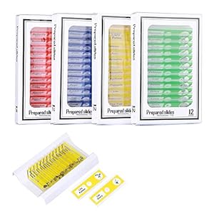 CNSSKJ 48PCS Kids Plastic Prepared Slides for Microscope of Animals Insects Plants Flowers Sample Specimens 81053