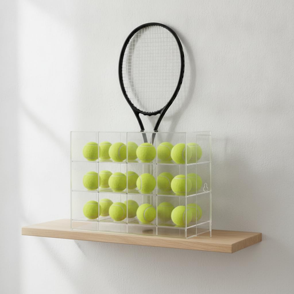 Vitrina Pelotas , Acrílica Cuadrada , Size to 1