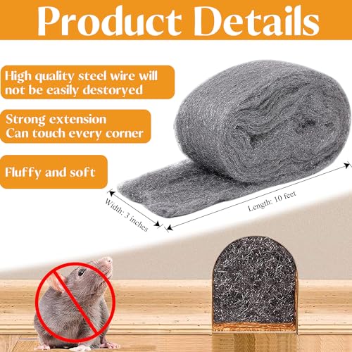 Iuypkq NAUS-SW-2 Steel Wool For Mice Control thumb #1