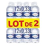 Eau Cristaline 33cl - Eau de source - Lot de 2x12 Bouteilles - Pack Economique