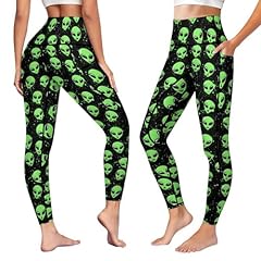 Bright Neon Green Alien Head