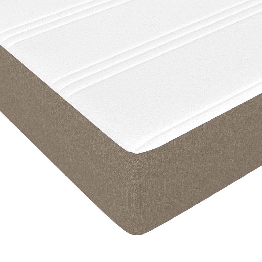 Materasso a molle insacchettate medio tortora, 160 x 200 x 20 cm, tessuto con rivestimento traspirante, schiuma fredda e memory foam per alleviare la schiena, adatto per chi soffre di allergie