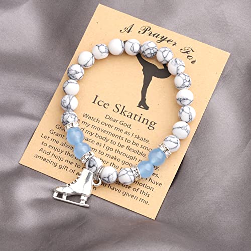 MYOSPARK Ice Skating Bracelet - Figure Skater Gift, Skate Lover Jewelry for Team Gifts4