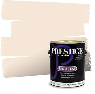 PRESTIGE Paints Exterior Paint and Primer In One, 1-Gallon, Semi-Gloss, ...
