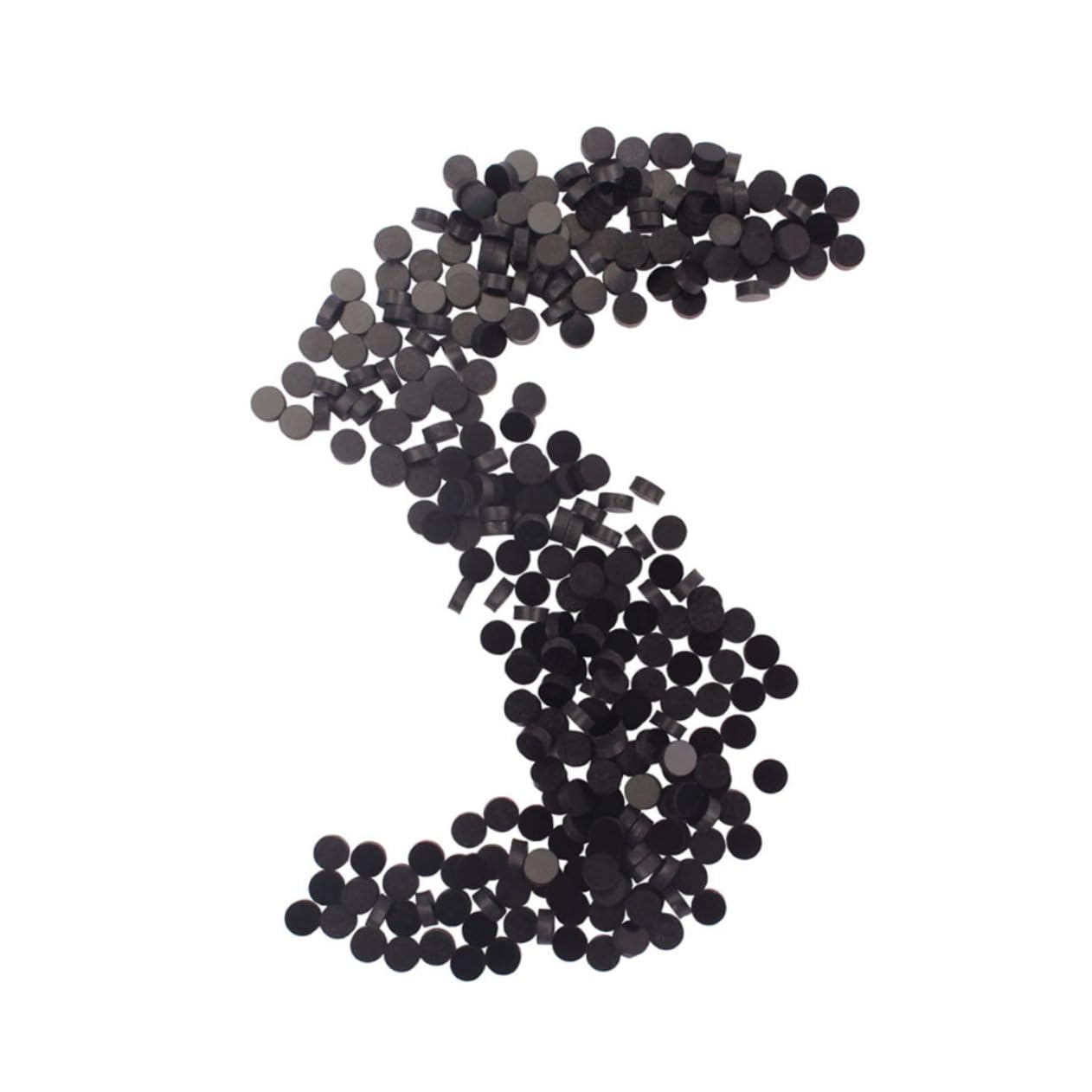 Garneck 6mm Black Dot Inlays for Fretboard 300pcs Abalone Material Inlay for Guitar Mandolin