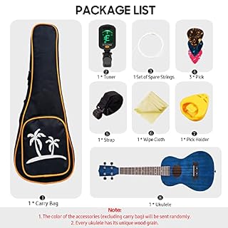 SHUIYUE 23 Pouces placage ukulélé Soprano uke 4 Cordes Guitare hawaïenne Acajou côté arrière Touche Palissandre avec Sac… - Les Beatles, Paul McCartney, John Lennon, RIngo Starr, George Harrison SHUIYUE 23 Pouces placage ukulélé Soprano uke 4 Cordes Guitare hawaïenne Acajou côté arrière Touche Palissandre avec Sac… – Image 2