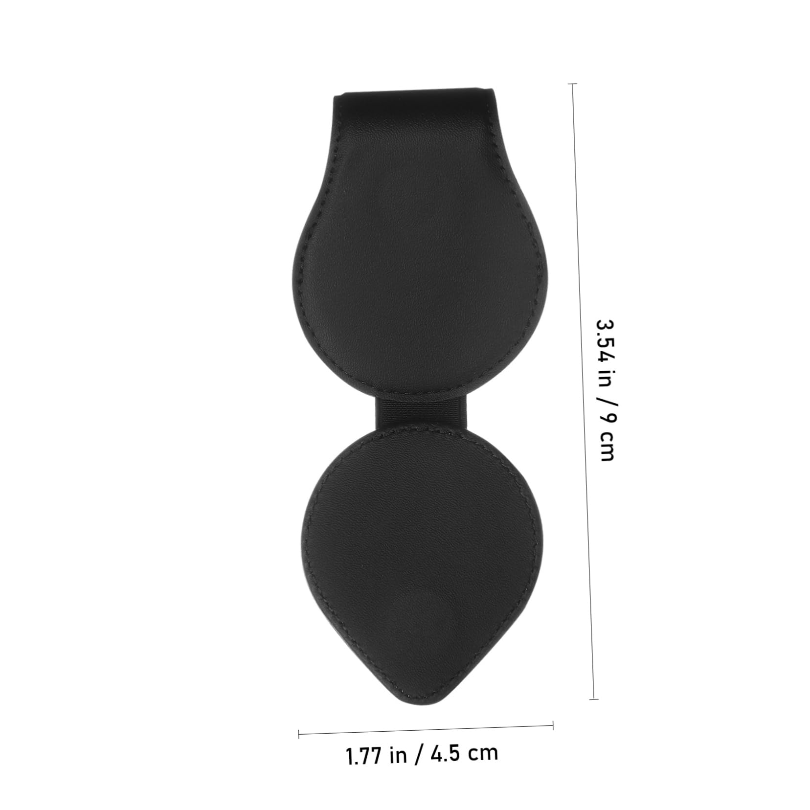 iplusmile 4pezzi Portaocchiali Per Auto Pu Pelle Supporto Per Da Sole Clip Per Visiera Auto Con Scomparti Per Biglietti e Carte Protezione Ottimale