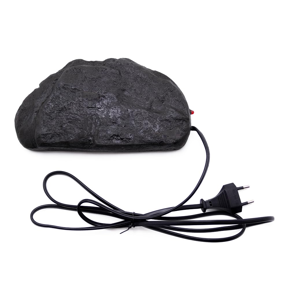 Terra Exotica Heat Rock medium - 12 Watt ca. 21x12 cm - Auswahl zwischen klein, mittel & groß - Heizstein als Heizung für Reptilien - dekorative Wärmeplatte für Ihr Terrarium - Terrarien Bodenheizung