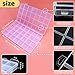 IOOLEEM 28 Grids Plastic Bead Organizer Box, Organizer Container Storage Box, Dividers for bead arts and crafts.