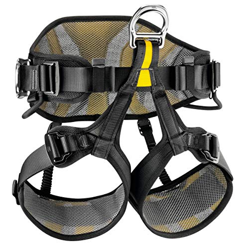 PETZL Avao Sit Fast 2, Black/Yellow 2