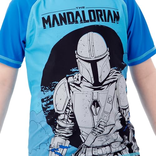 Star Wars Badeset | Mandalorian Badeset | Badeanzug Jungen | Blau 146