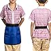 POIBWBUN Lead Half Apron, Radiation Protection, 0.5mm Equivalency X-Ray Protective, Lightweight, for Children