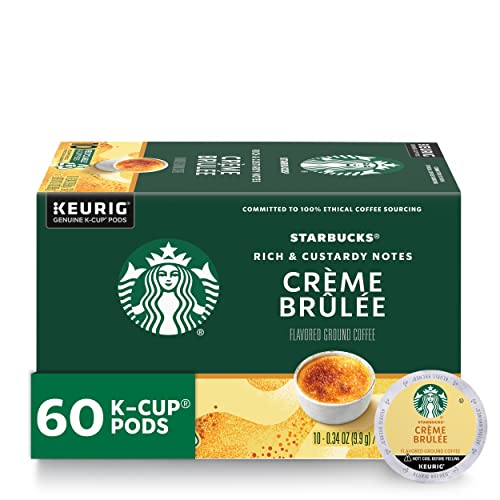 Starbucks Flavored KCup Coffee Pods — Crème Brûlée for Keurig Brewers