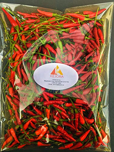 Kejora Fresh Red Thai Chili Peppers -1 Lb (16 Oz) #TOP1