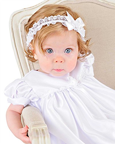 Satin 12 Month Christening, Baptism Or Blessing Gowns. Made In The Usa #TOP1