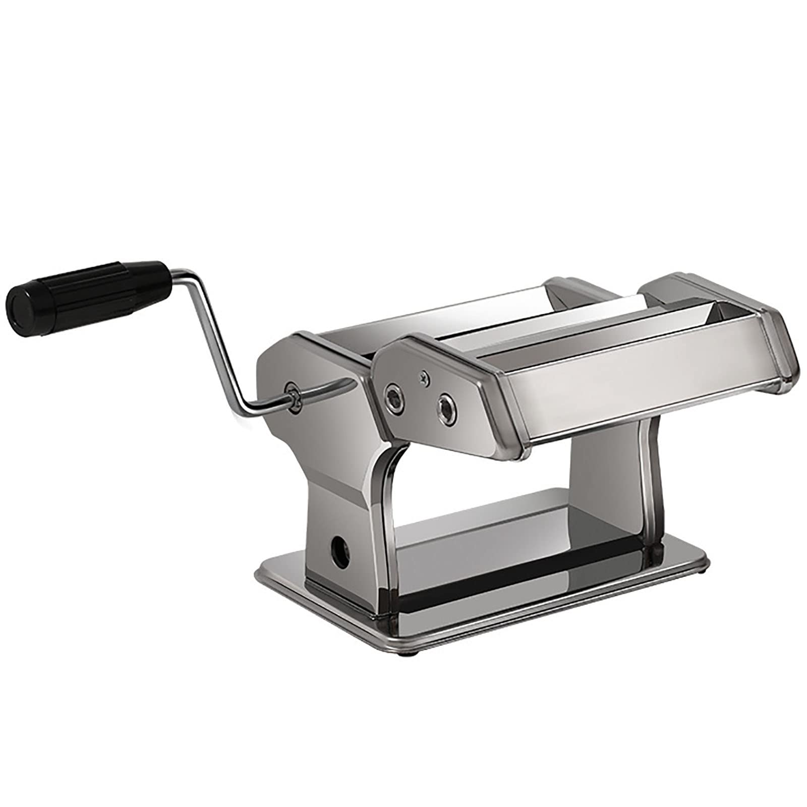 Máquina de Pasta, 9 ajustes de Espesor Ajustables, Fideos, Rodillo Manual, máquina de Pasta de Acero Inoxidable para Espagueti Linguine Fettuccine