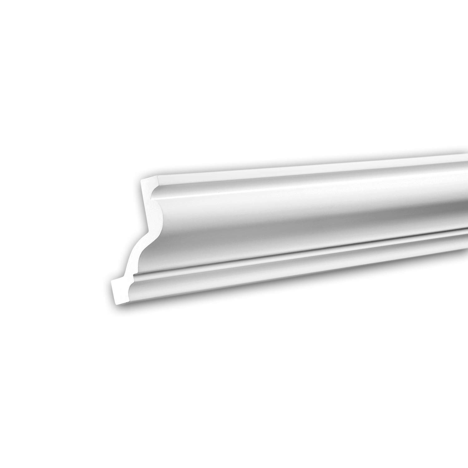 Corniche flexible Profhome moulure plafond polyuréthane 200 cm x 7,5 cm