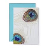 Hallmark Signature Collection Anytime Greeting Card: Peacock Feather