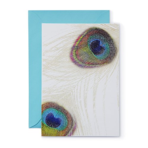 Hallmark Signature Collection Anytime Greeting Card: Peacock Feather