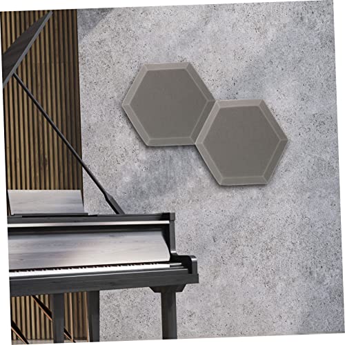 ibasenice 2pcs Paneles Acústicos Hexagonales para Aislamiento Sonoro para Estudios de Grabación y Oficinas en Casa miniatura 4