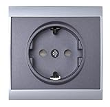 Malta überzeugt durch das spezielle Design, welches durch die rechteckigen Schalter- und Steckdoseneinsätze erreicht wird. Das Schalterprogramm ist aber so konstruiert, daß trotzdem die Abdeckrahmen senkrecht und waagerecht montiert werden können.