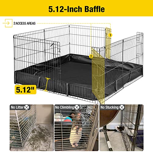 Aivituvin AIR71-06-C Pet Playpen Guinea Pig Cage Small Animal Rabbit Exercise Pen thumb #2