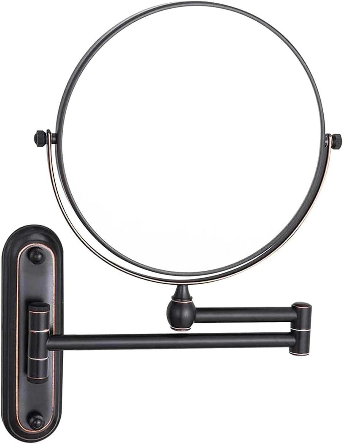 Miroir grossissant mural de 8 pouces pour maquillage précis sans fatigue visuelle
