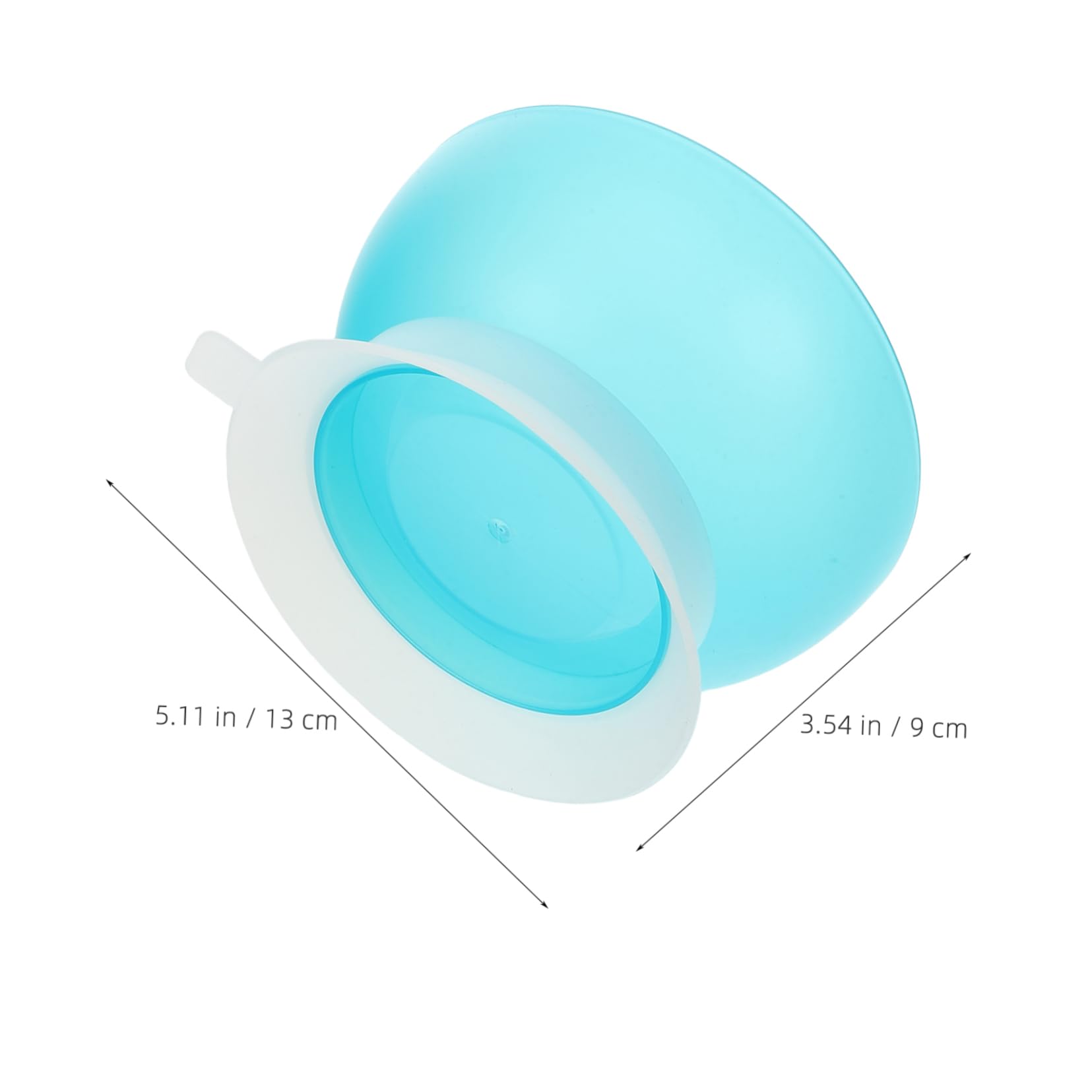 IWOWHERO Ergonomic Elderly Suction Bowl Spill Proof Scooper for Disabled Adults Sturdy Easy to Use