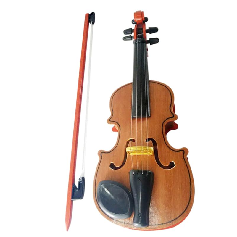 Galpada Kinder Violine Spielzeug Holz Realistisches Musikinstrument Modell FüR Musikalische FrüHerziehung Ab 2 Jahren Mit Geigenstab FüR Zuhause Und Kindergarten